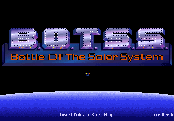 Battle of the Solar System (rev. 1.1 3+24+92) Title Screen